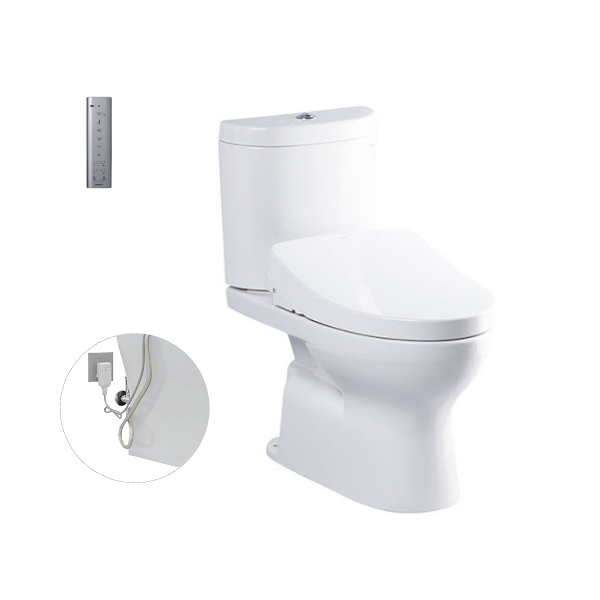 Bàn cầu hai khối kèm nắp rửa điện tử WASHLET dòng S7 CS325DRW11W