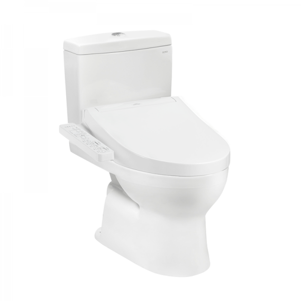 Bàn cầu hai khối kèm nắp rửa điện tử WASHLET dòng C2 CS320DRW16W