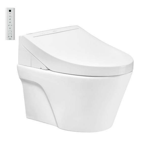 Bàn cầu treo tường kèm nắp rửa điện tử WASHLET C5 CW822RAW_TCF24410AAANW1