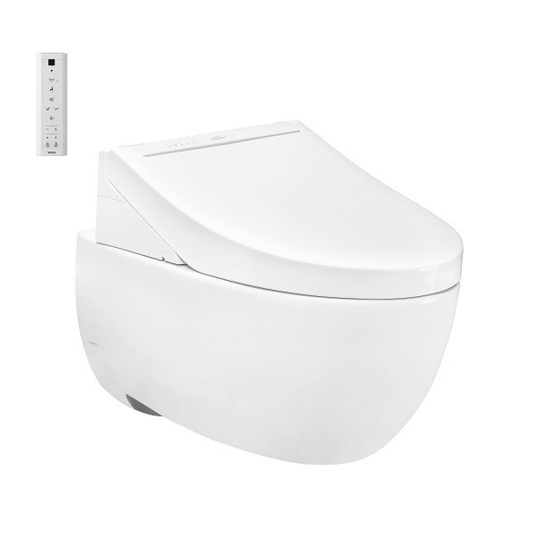 Bàn cầu treo tường LP Series kèm nắp rửa điện tử WASHLET C5 CW812RAW_TCF24410AAANW1