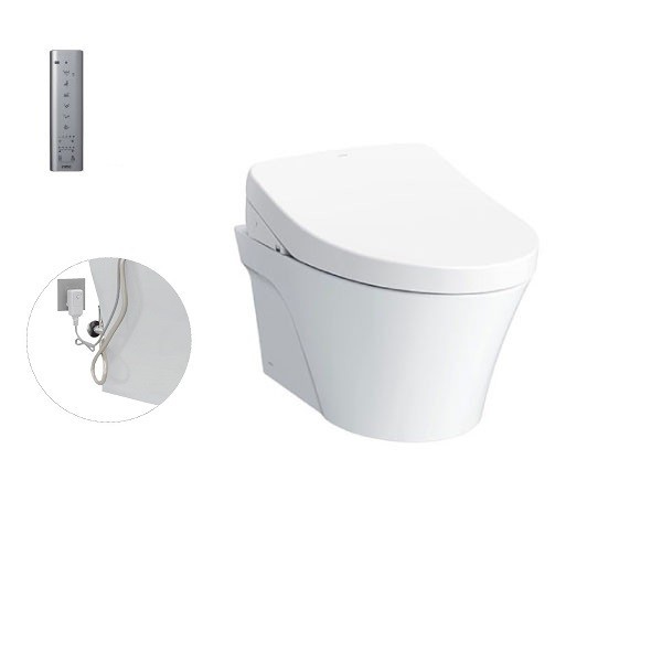 Bàn cầu treo tường AVANTE kèm nắp rửa điện tử WASHLET CW822RAW_TCF4911ZNW1