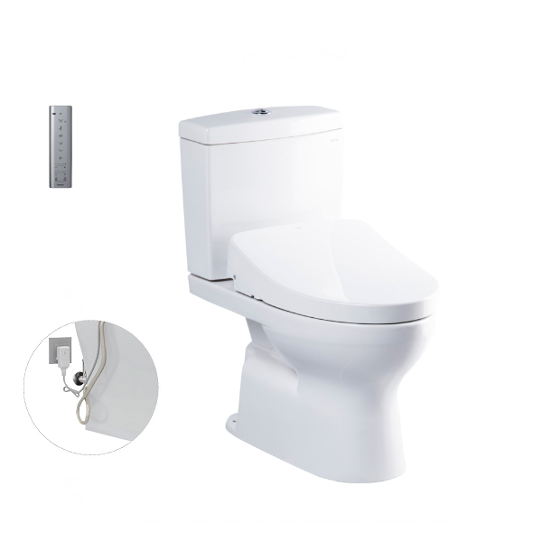 Bàn cầu hai khối kèm nắp rửa điện tử WASHLET dòng S7 CS320DRW11W