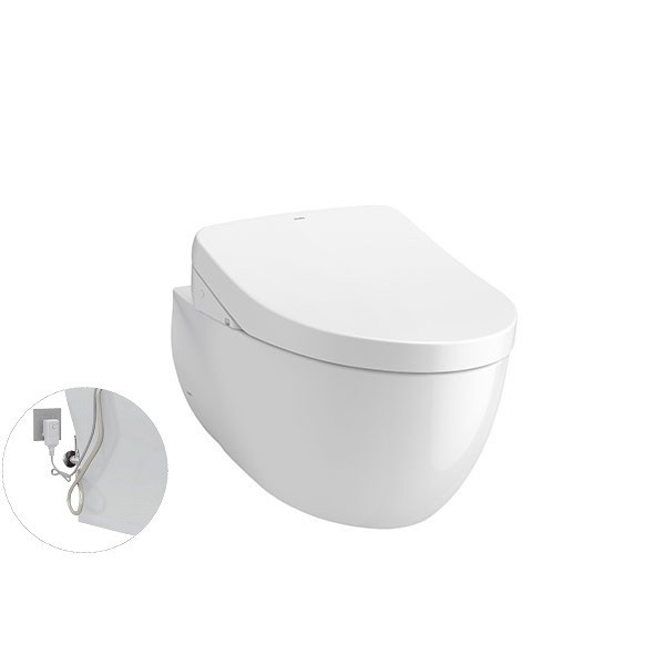 Bàn cầu treo tường LP Series kèm nắp rửa điện tử WASHLET CW812RAW_TCF4911ZNW1