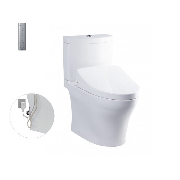 Bàn cầu hai khối kèm nắp rửa điện tử WASHLET dòng S7 CS769DRW11XW