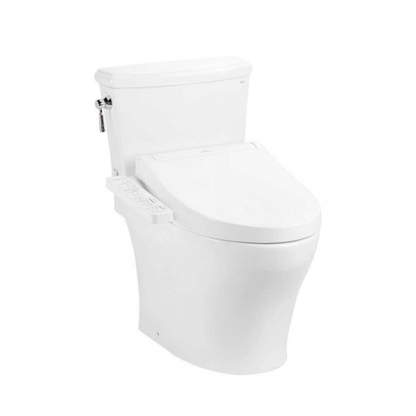 Bàn cầu hai khối kèm nắp rửa điện tử WASHLET dòng C2 CS986CGW17XW