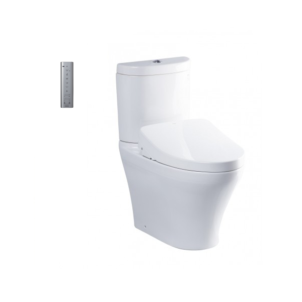 Bàn cầu hai khối kèm nắp rửa điện tử WASHLET dòng S7 CS818CDW12XW