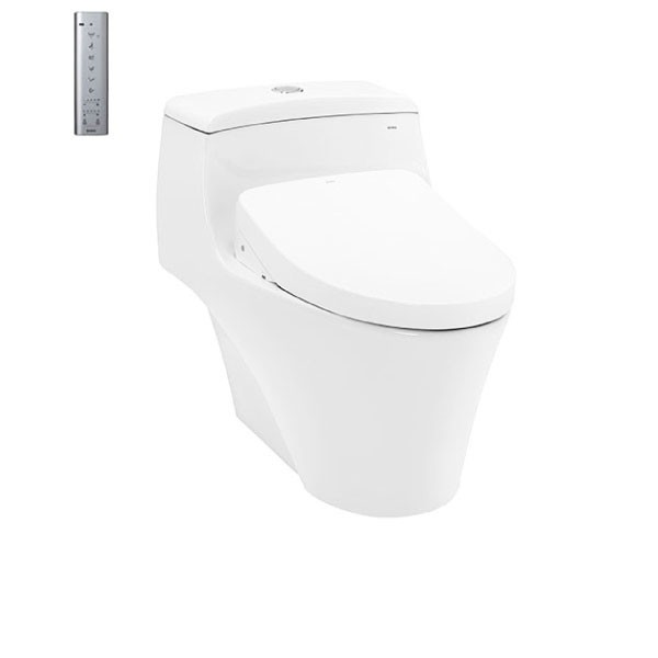 Bàn cầu một khối kèm nắp rửa điện tử WASHLET dòng S7 CW823REAW12W