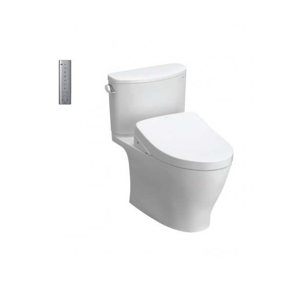 Bàn cầu xí bệt hai khối kèm nắp rửa điện tử WASHLET dòng S7 CS767CRW12XW