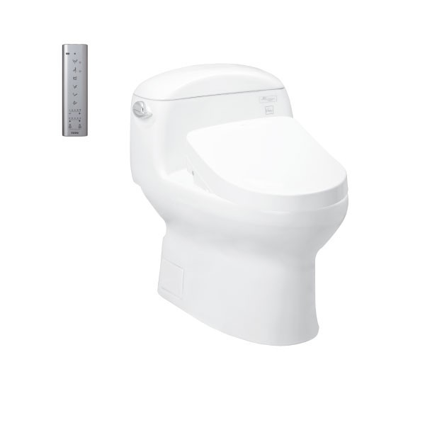 Bàn cầu một khối kèm nắp rửa điện tử WASHLET dòng S7 MS914CRW12XW