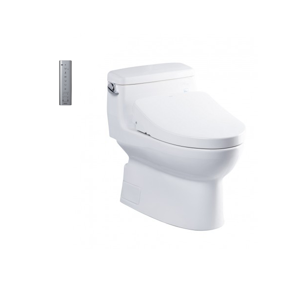 Bàn cầu một khối kèm nắp rửa điện tử WASHLET dòng S7 MS884CW12XW