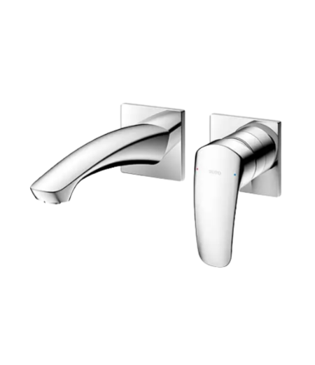 Vòi chậu gật gù nóng lạnh gắn tường GM TLG09307BB