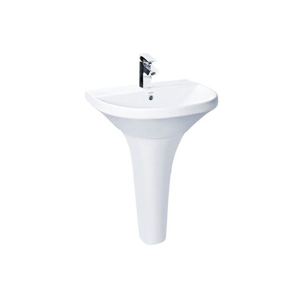 Chậu lavabo cao cấp chân dài LPT947CSW