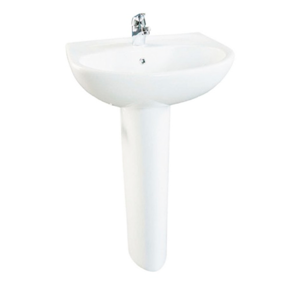 Chậu lavabo LPT236CS treo tường chân dài