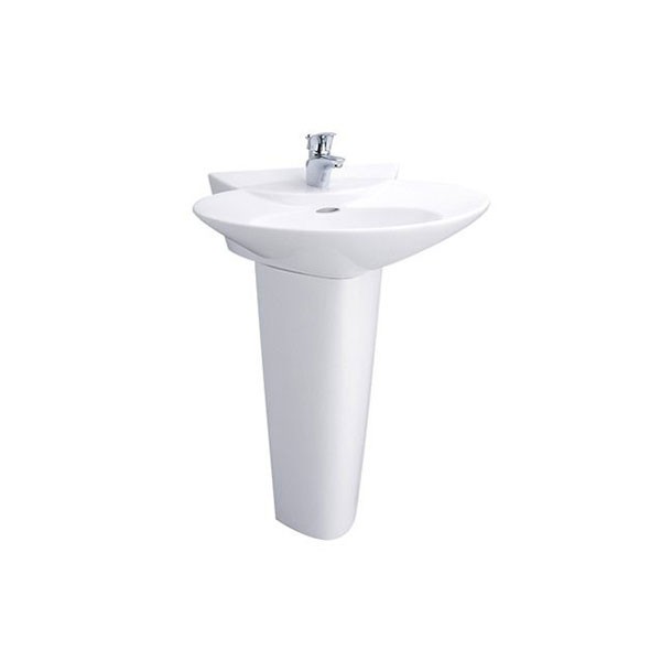 Chậu rửa mặt lavabo chân dài LPT908CXW